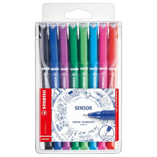 Stabilo Sensor Fineliners 0.3 Mm, 8st. Online Kopen?