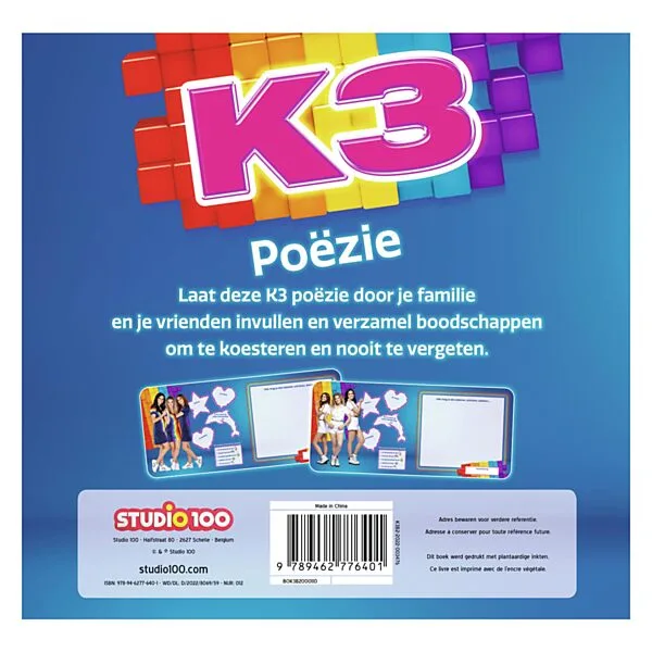 Studio 100 K3 Poëzie-album - Een Nieuw Begin Online Kopen? - Afbeelding 4