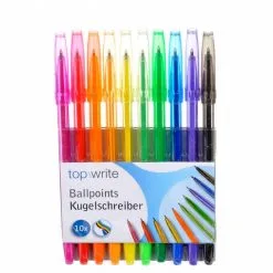 Balpen - Regenboog Kleuren, 10st.