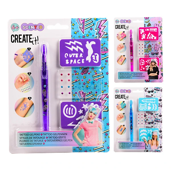 Create It! Tattoo Geurpen Met Sjablonen & Diamantjes Online Kopen?