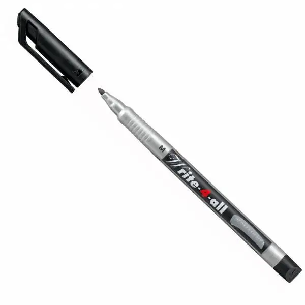 STABILO Write-4-all Permanent Marker Medium - Zwart Online Kopen? - Afbeelding 2