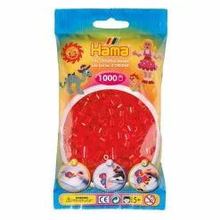 Hama Strijkkralen - Rood Transparant (013), 1000st. Online Kopen?