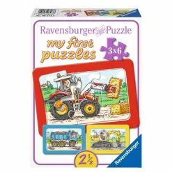 Ravensburger Graafmachine, Tractor En Kiepauto, 3x6st. Online Kopen?