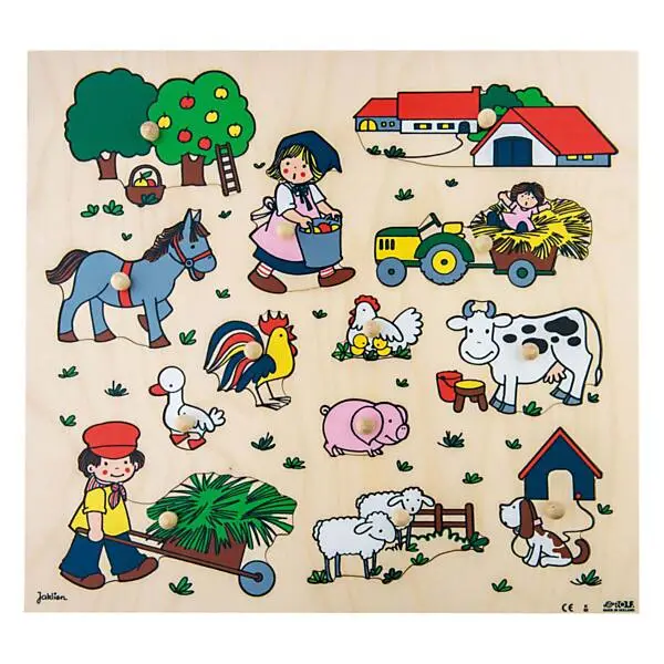 Rolf - Noppenpuzzel Hout Boerderij, 13st. Online Kopen?