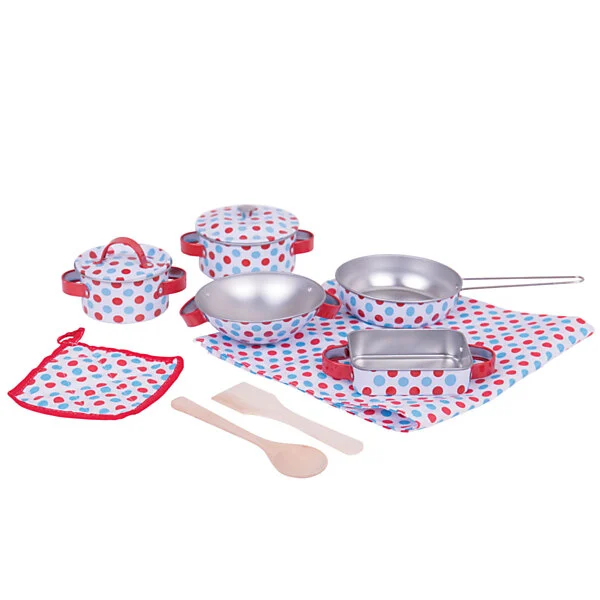 Bigjigs Tinnen Pannenset, 10dlg. Online Kopen? - Afbeelding 2