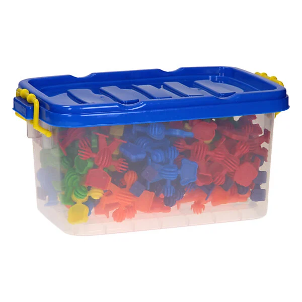 Bouwvormen Dieren In Opbergbox, 96dlg. - Afbeelding 3