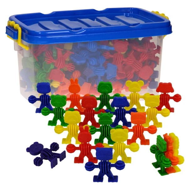 Bouwvormen Dieren In Opbergbox, 96dlg. - Afbeelding 5