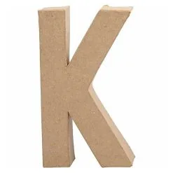 Creativ Company Letter Papier-maché - K, 20,5cm Online Kopen?