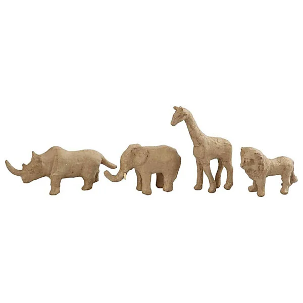Creativ Company Jungle Dieren Papier-maché, 32st. Online Kopen? - Afbeelding 2