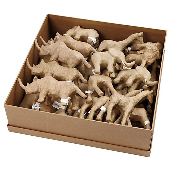 Creativ Company Jungle Dieren Papier-maché, 32st. Online Kopen? - Afbeelding 6