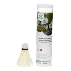 6 Veren Shuttles In Koker - Wit