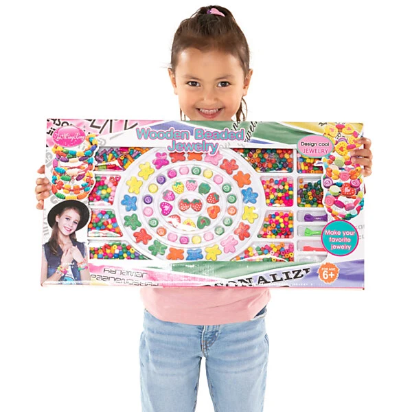 Houten Kralenset Sieraden - Afbeelding 3