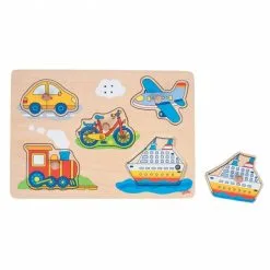 Goki Noppenpuzzel Voertuigen Met Geluid, 5st. Online Kopen?