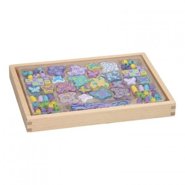 Houten Armbanden Kralenset - Vlinder, 120dlg. - Afbeelding 3