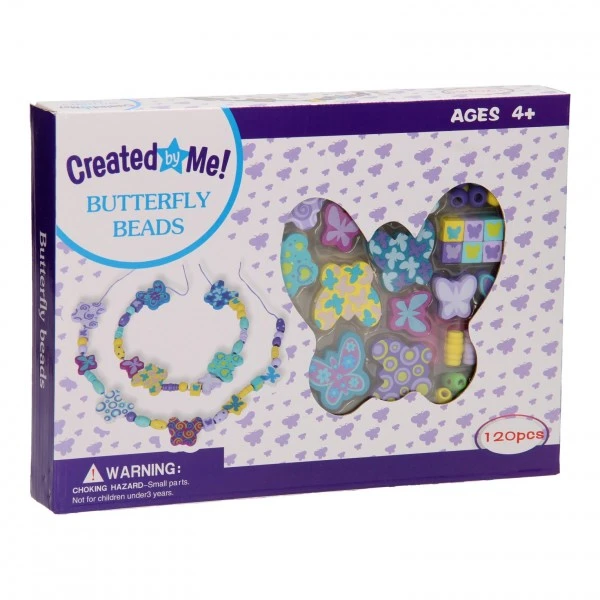 Houten Armbanden Kralenset - Vlinder, 120dlg. - Afbeelding 5