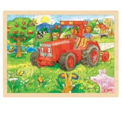 Goki Puzzel Tractor, 96st. Online Kopen?