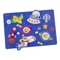 Classic World Houten Noppenpuzzel Ruimte , 8st. Online Kopen?