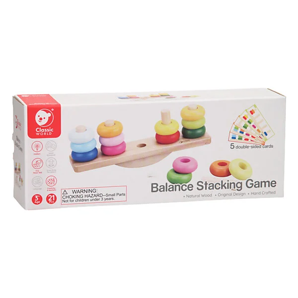 Classic World Houten Balans Stapelspel, 26dlg. Online Kopen? - Afbeelding 2