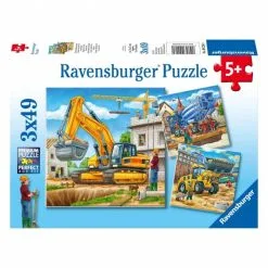 Ravensburger Grote Bouwvoertuigen, 3x49st. Online Kopen?