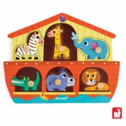 Janod Knoppuzzel Noach's Ark, 6st. Online Kopen?