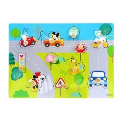 Disney Mickey Mouse Noppenpuzzel Hout, 12dlg. Online Kopen?