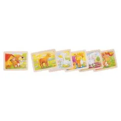 Goki Houten Puzzels Dieren, Set Van 6 Online Kopen?