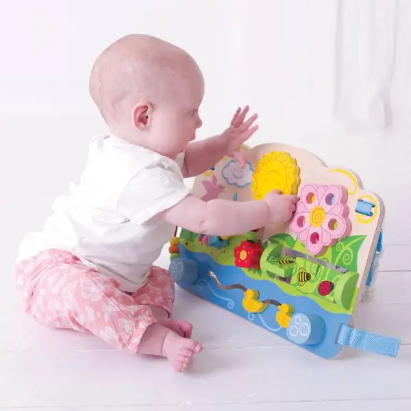 Bigjigs Houten Activiteitenbord Bloem - Afbeelding 5