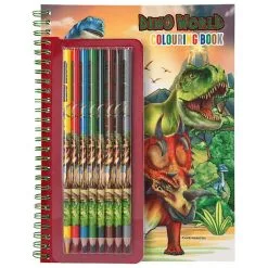 Dino World Kleurboek Met Kleurpotloden Online Kopen?