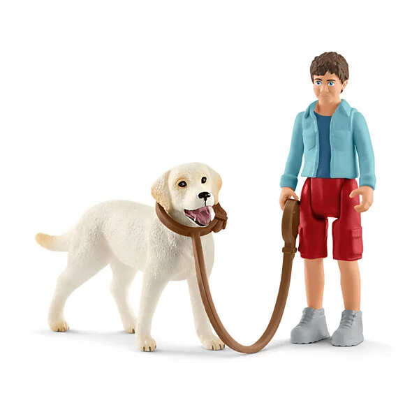 Schleich FARM WORLD Wandeling Met Labrador Retriever 42478 Online Kopen? - Afbeelding 4