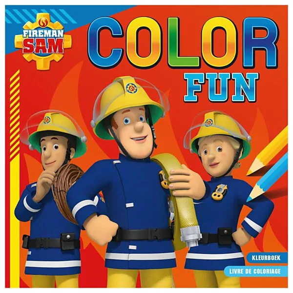 Brandweerman Sam Color Fun Kleurboek - Afbeelding 3