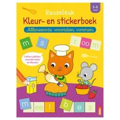 Deltas Reuzeleuk Kleur- En Stickerboek - Allereerste Woorden Vormen Online Kopen?