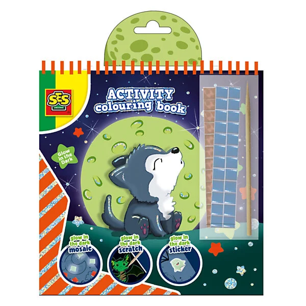 SES Doe Kleurboek Glow In The Dark 3in1 Online Kopen? - Afbeelding 5