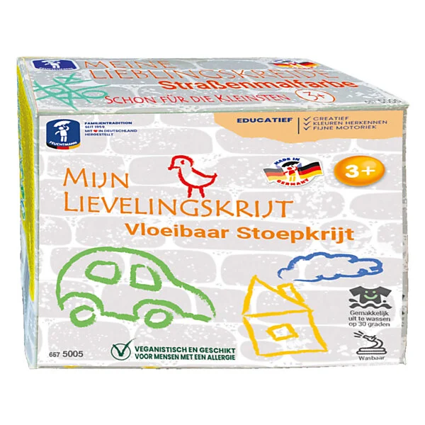 Feuchtmann Mijn Lievelingskrijt - Vloeibaar Stoepkrijt, 4x100gr. Online Kopen? - Afbeelding 3