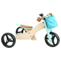 Small Foot - Houten Driewieler En Loopfiets 2in1 Turquoise Online Kopen?