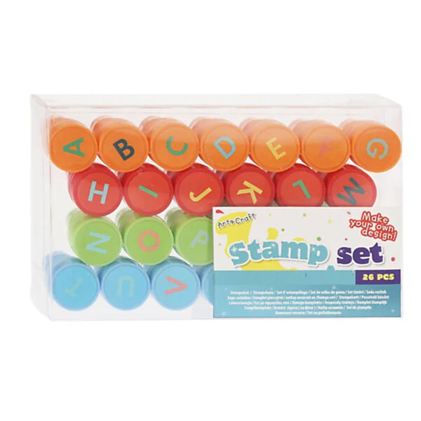 Stempelset Alfabet, 26dlg. - Afbeelding 2