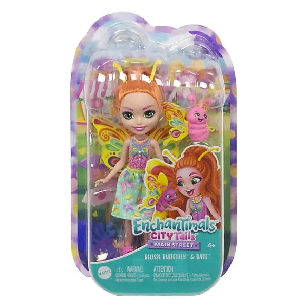 MATTEL Enchantimals City Tails Pop - Belisse Vlinder En Dart Online Kopen? - Afbeelding 2