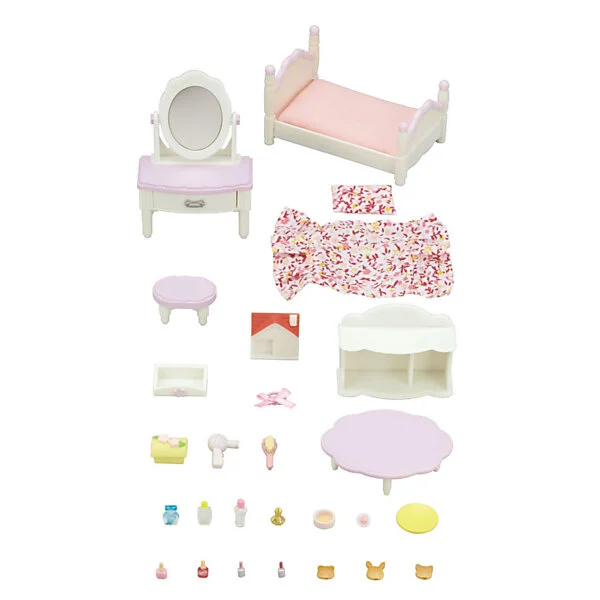 Sylvanian Families 5285 Slaapkamer & Kaptafelset Online Kopen? - Afbeelding 3
