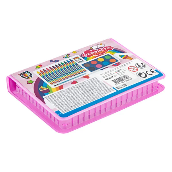 Grafix Kleurkoffer Klein Eenhoorn, 22dlg. Online Kopen? - Afbeelding 3