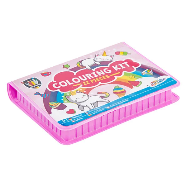 Grafix Kleurkoffer Klein Eenhoorn, 22dlg. Online Kopen? - Afbeelding 4