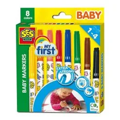 SES My First Baby Markers, 8st. Online Kopen?
