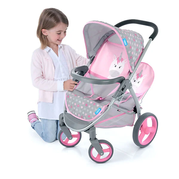 Hauck Tweeling Poppenwagen Eenhoorn Online Kopen? - Afbeelding 6