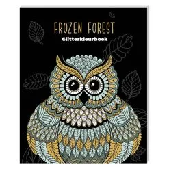 Glitterkleurboek Frozen Forest