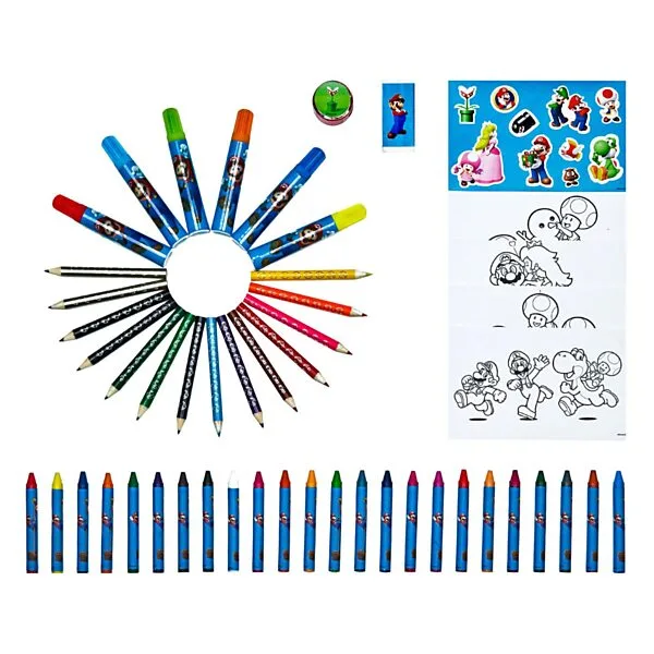 Undercover Super Mario Kleurkoffer, 51dlg. Online Kopen? - Afbeelding 4