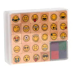 Creative Craft Group Houten Stempels Emoji, 27dlg. Online Kopen?