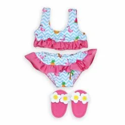 Heless Poppen Bikini Met Slippers Flamingo, 35-45 Cm Online Kopen?