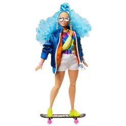 MATTEL Barbie Extra Pop - Blue Afro Hair Online Kopen?