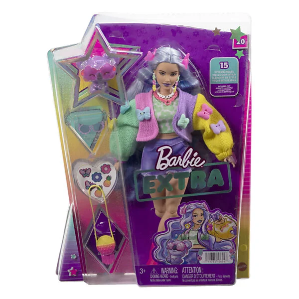 MATTEL Barbie Extra Pop - Paars Haar Online Kopen? - Afbeelding 2