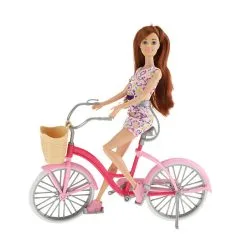 Lauren Tienerpop Met Fiets - Brunette Online Kopen?