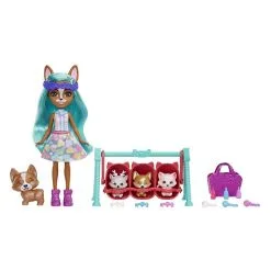 MATTEL Enchantimals Baby Best Friends Pop - Crizia Corgi En Show Online Kopen?