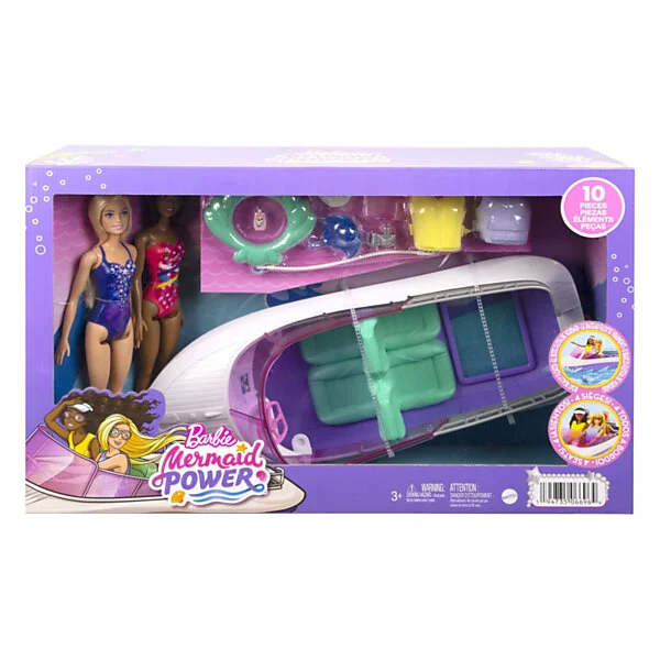 MATTEL Barbie Zeemeermin Power Pop, Boot Met Accessoires Online Kopen? - Afbeelding 3